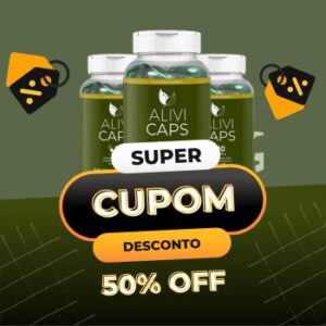 Alivi caps cupom de desconto