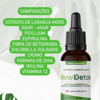 New Detox Gotas Ingredientes